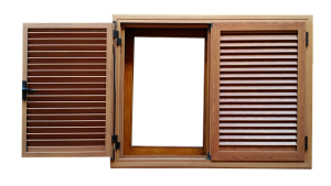 Opened window is sometimes the best entrance when handling robust furniture when moving