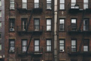 Brooklyn brownstones.