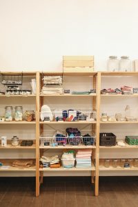 shelf in a home