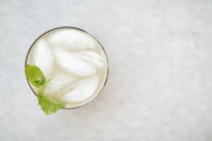 A cocktail drink.